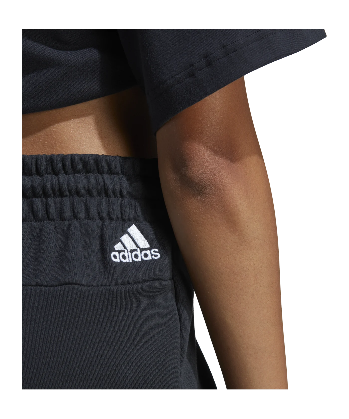 adidas Lin Short Damen Schwarz Weiss