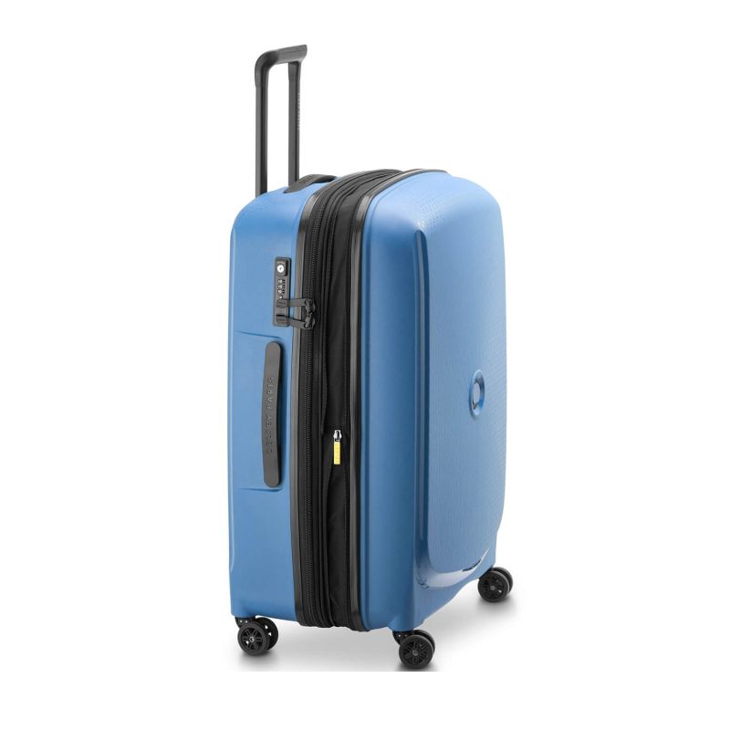 Valise rigide Belmont Plus Extensible 70 cm Matières Recyclées Bleu