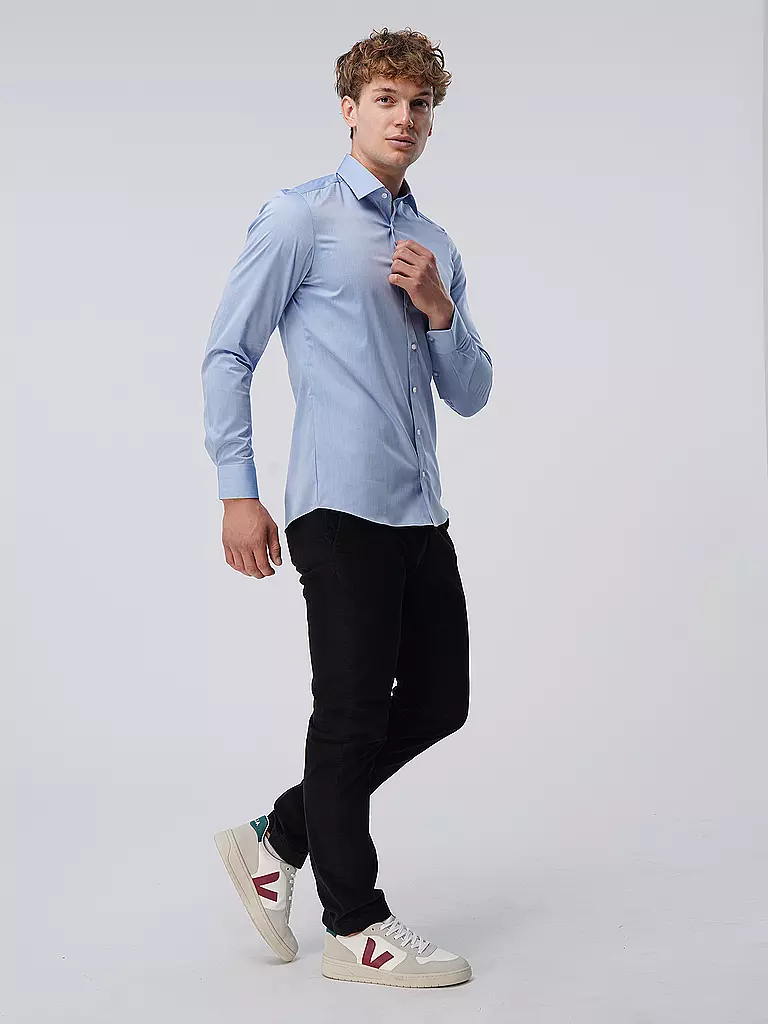 OLYMP LEVEL FIVE Hemd Body Fit blau