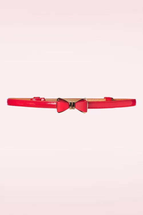 Banned Retro Ocean Avenue strikriem in rood