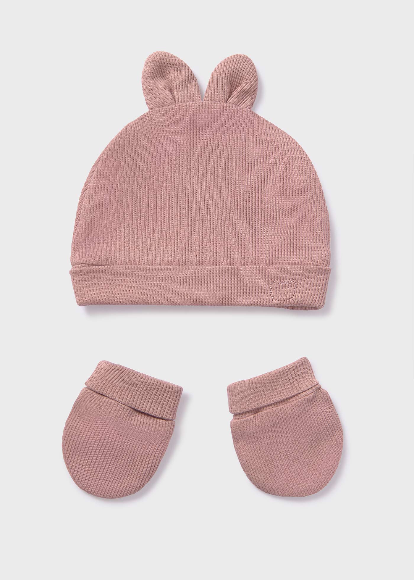 Conjunto de gorro e luvas para bebê Better Cotton