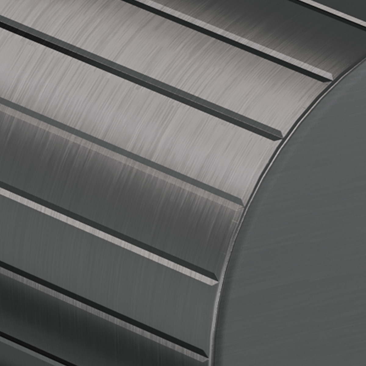 Brauer Stripe hoekstopkraan compleet met slang gunmetal geborsteld PVD