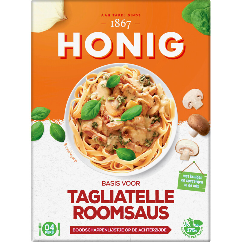 Honig Basis voor tagliatelle roomsaus