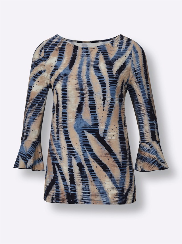 CREATION L PREMIUM Print-Shirt »Viskose-Seiden-Shirt«, 1 Stk.
