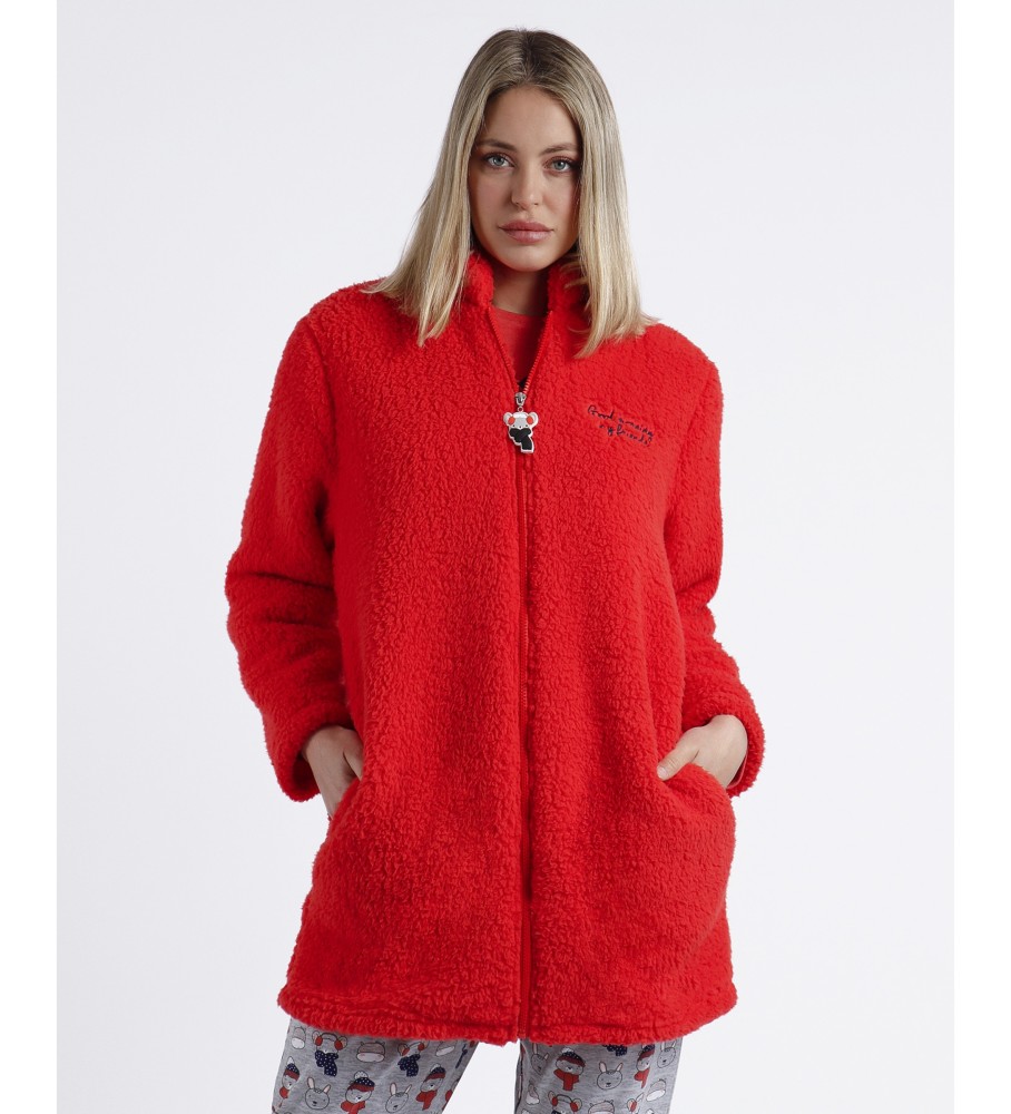 Robe Admas Morning Mouse de manga comprida e quente