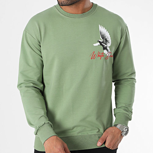 Sweat Crewneck Vert Kaki
