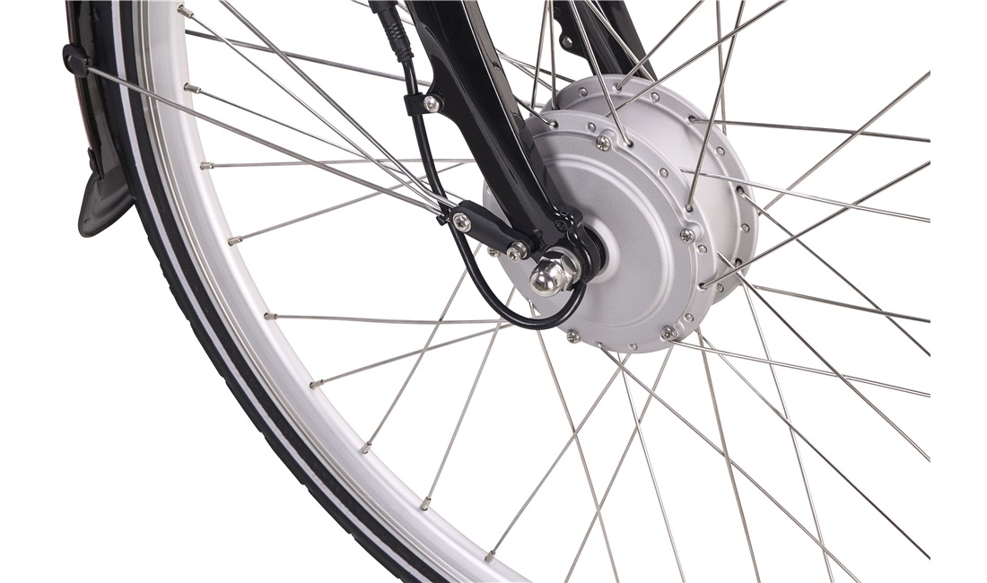 El-cykel City herre 36V-10,4Ah 3-gear sort