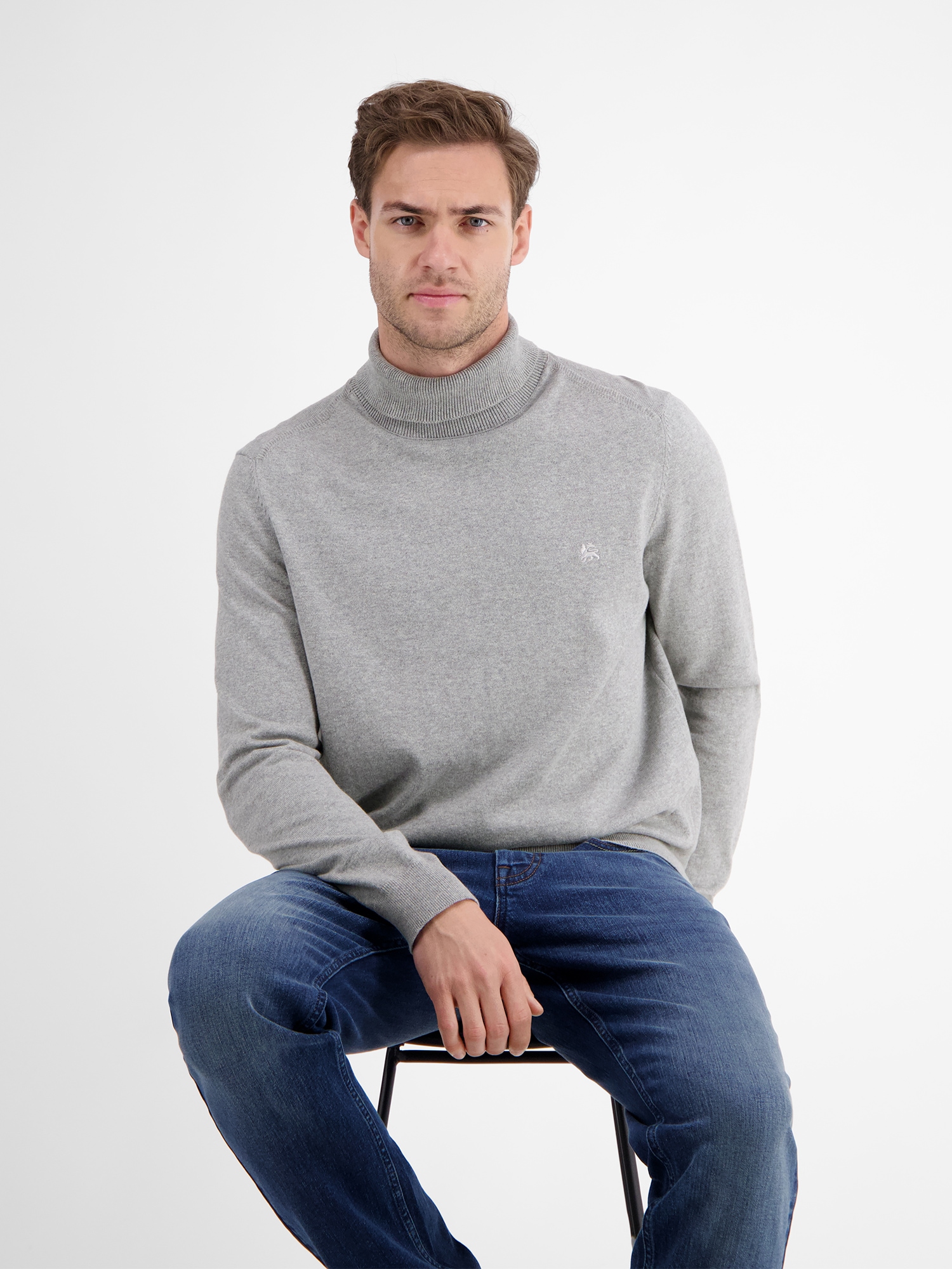 LERROS Rollkragenpullover »LERROS Herren Rollkragen-Strickpullover«
