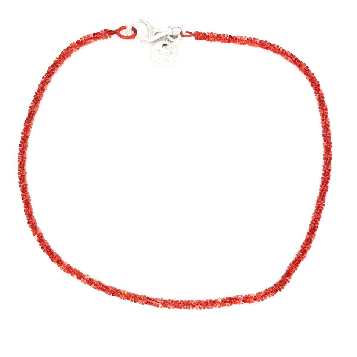 Bracelet Elden argent 925/1000 1 rang rouge rubiscollection Catch the Rainbow
