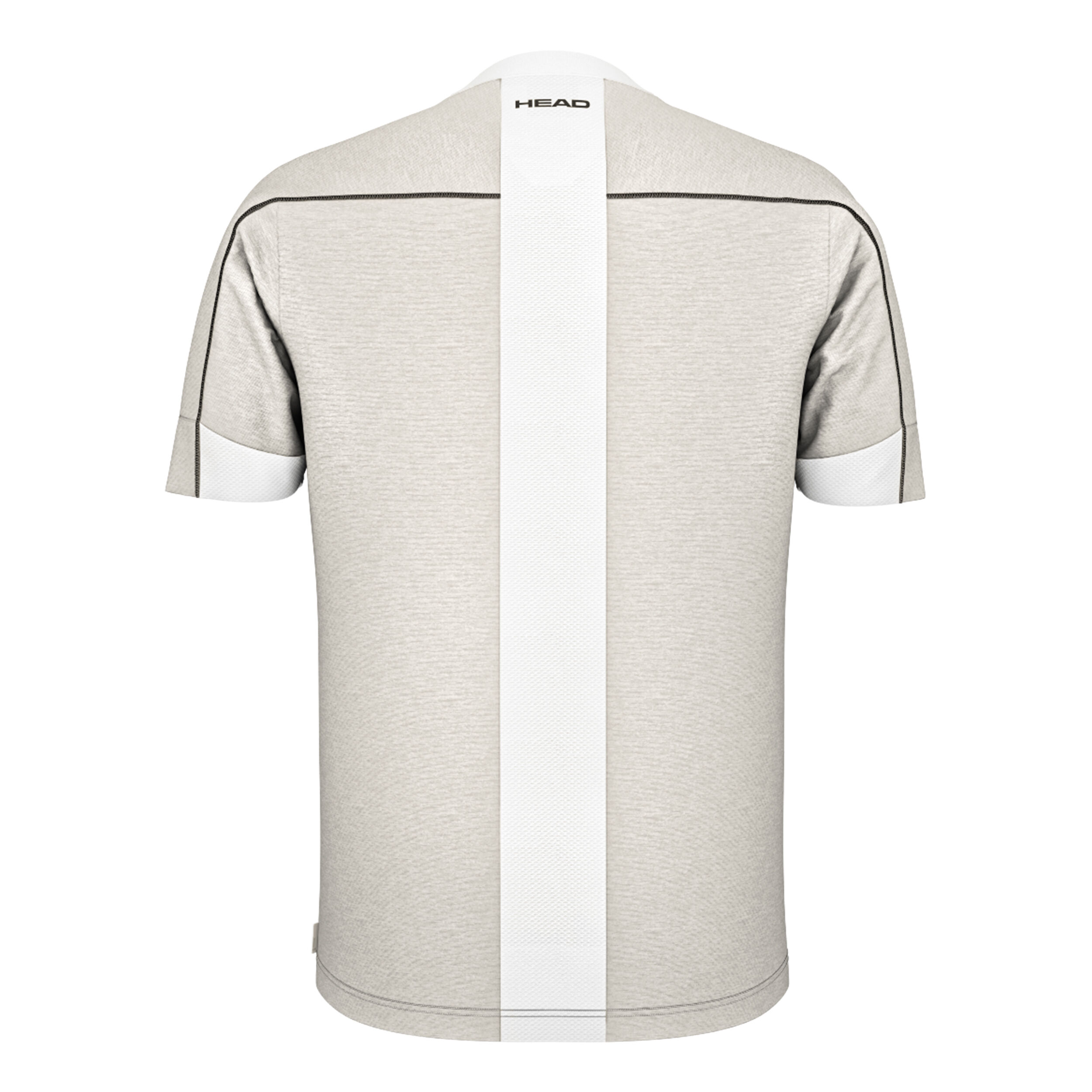 HEAD Play Tech Polo Hommes - Gris Clair