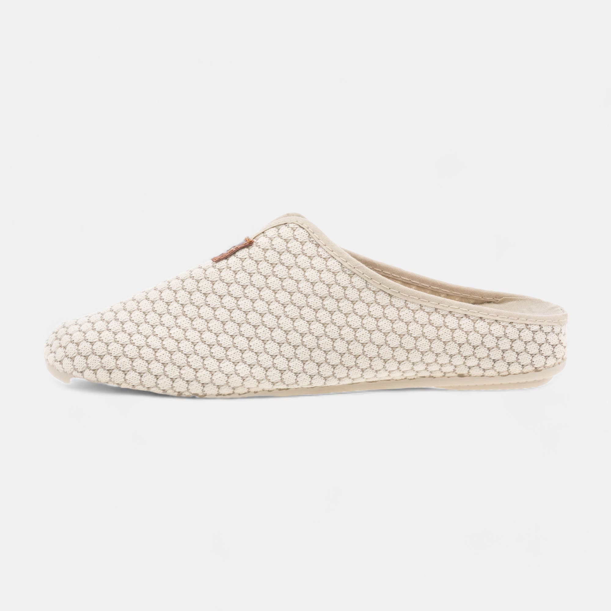 Pantoufles mules Femme ecru