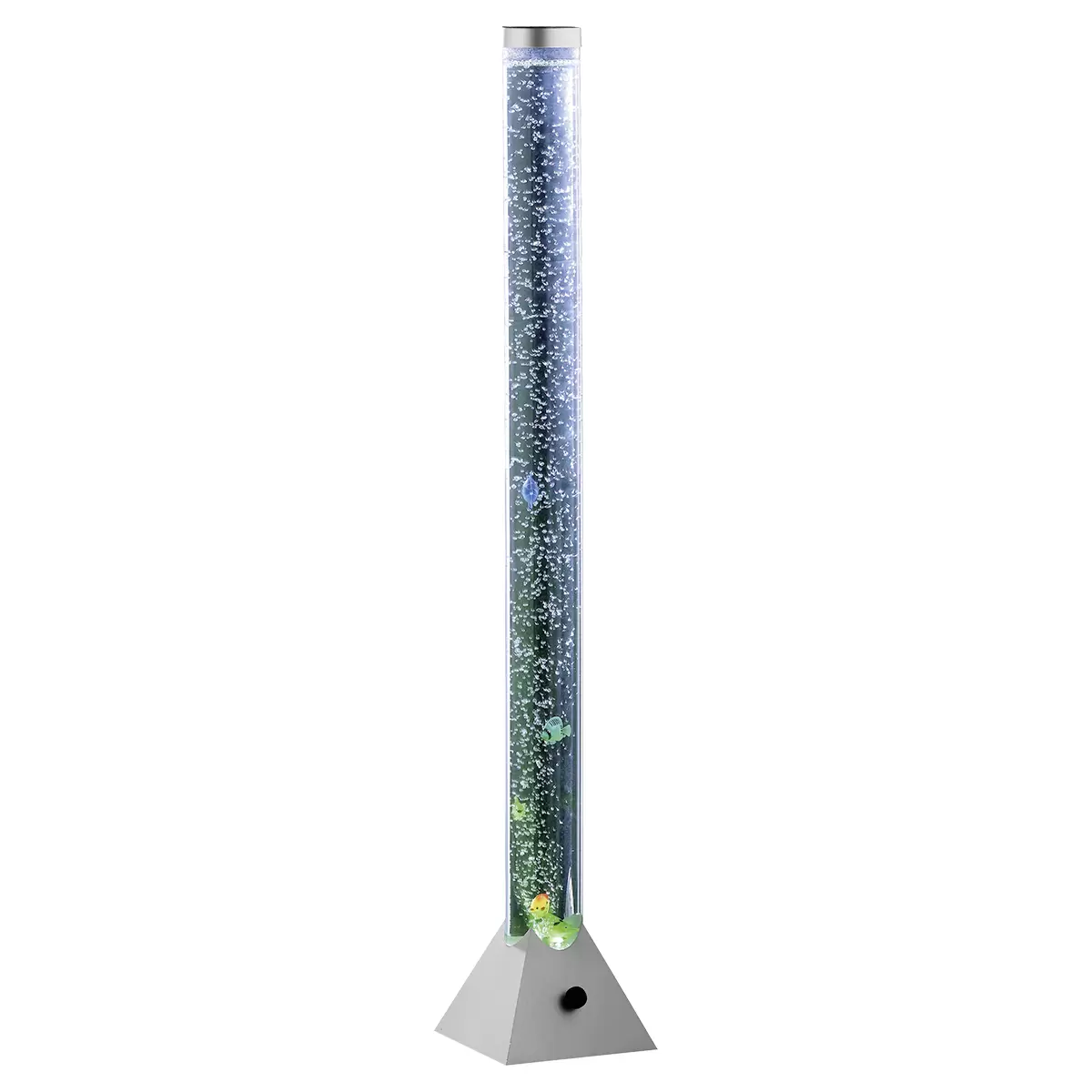 Wassersprudelsäule Titanfarbig Silber