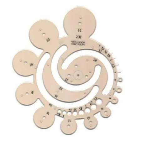 Koh-I-Noor Radiusschablone 1-22mm