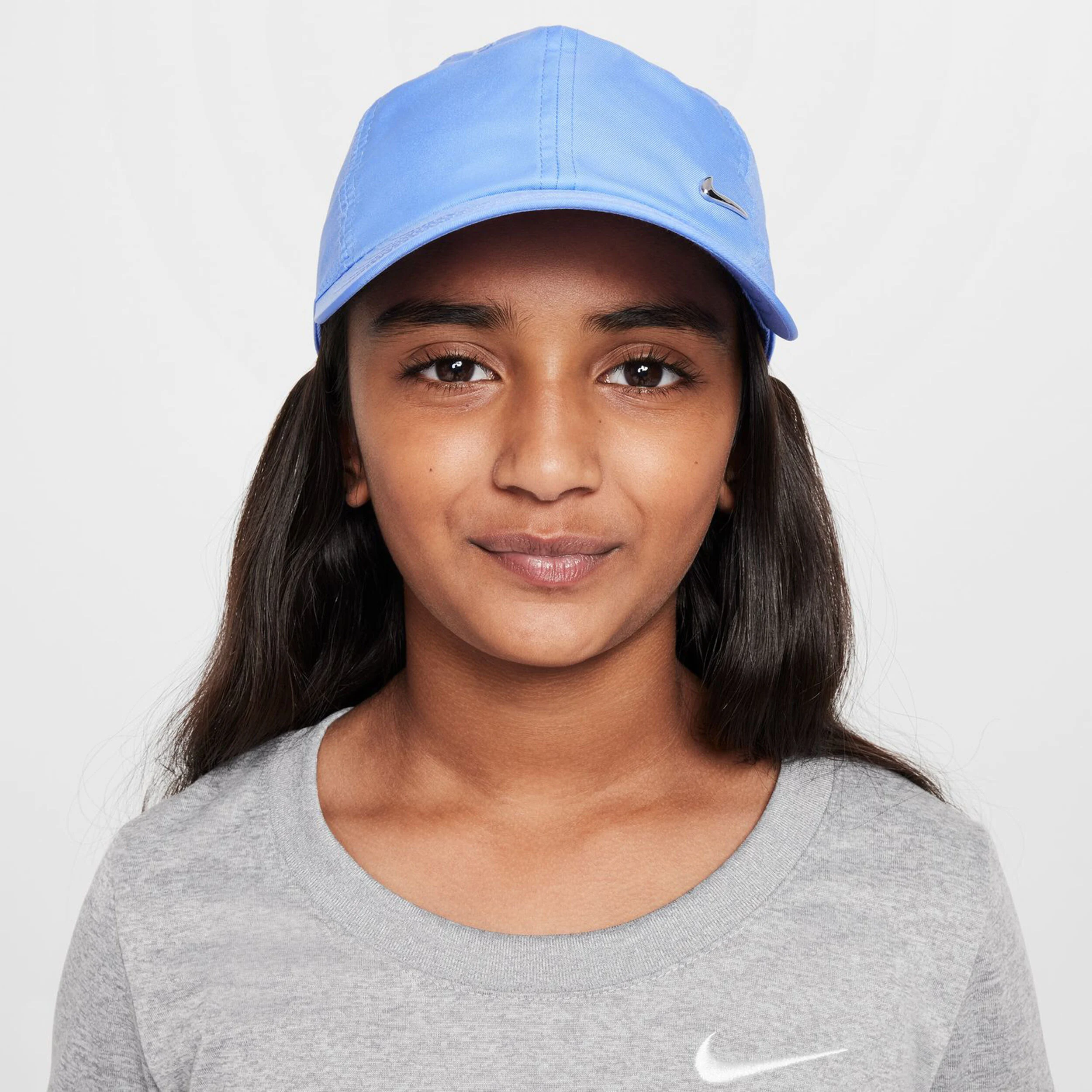 Nike Dri-Fit Club Metal Swoosh Casquette Enfants - Bleu