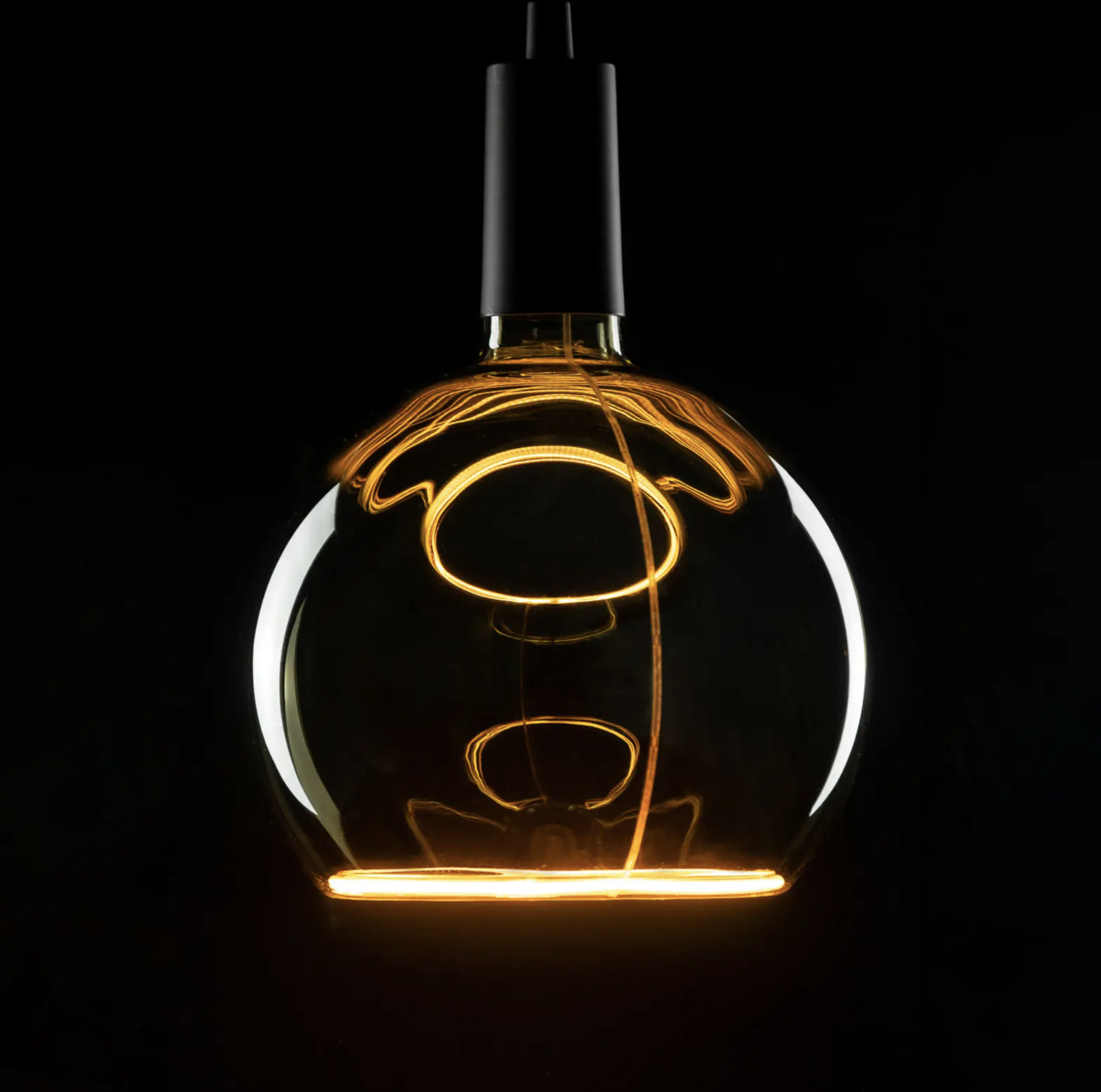 Hanglamp Floating Globe200 smokey