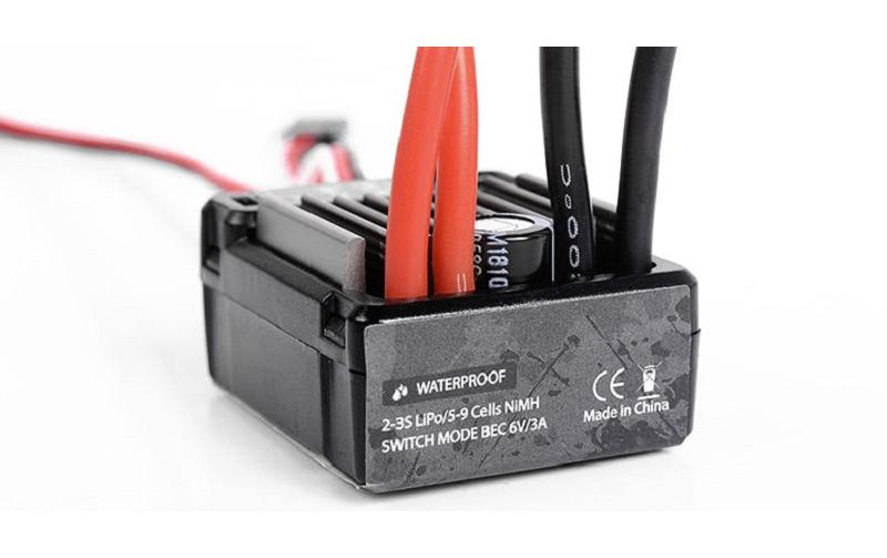 Brushed Regler Outcry III Waterproof ESC 60A, 2-3SWasserdichter ESC für Brushed Motoren