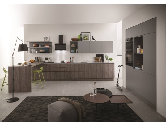 INDESIT - Hotte decorative murale IHVP6.6LMK 3 vitesses, 600m3/h