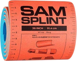 SAM SPLINT Universal Schiene 91.4cm orange blau
