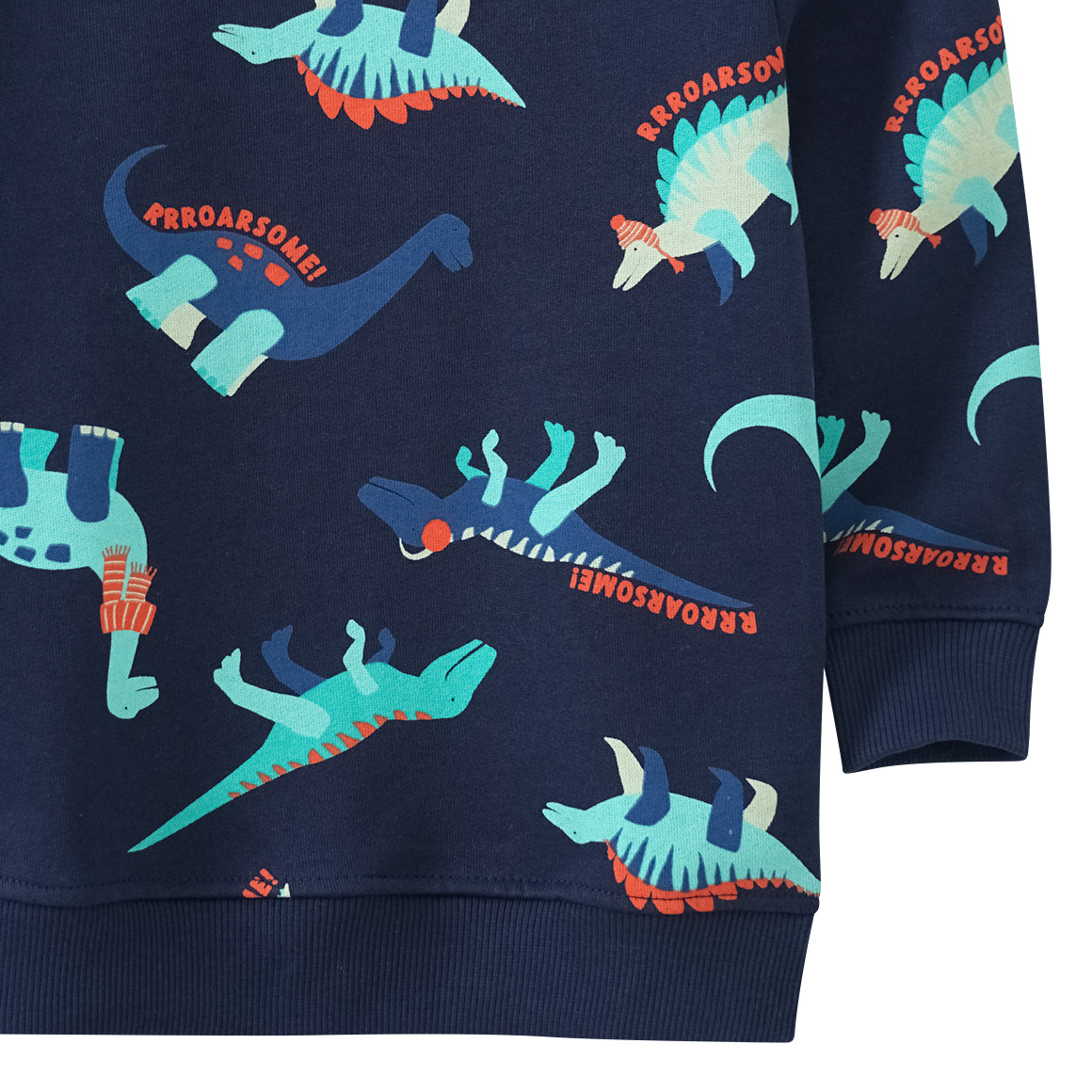 Topolino Jungen Sweatshirt mit Allover-Print dunkelblau