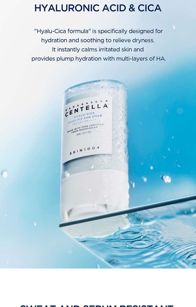 SKIN 1004 - Madagascar Centella Hyalu-Cica Silky-Fit Sun Stick Mini