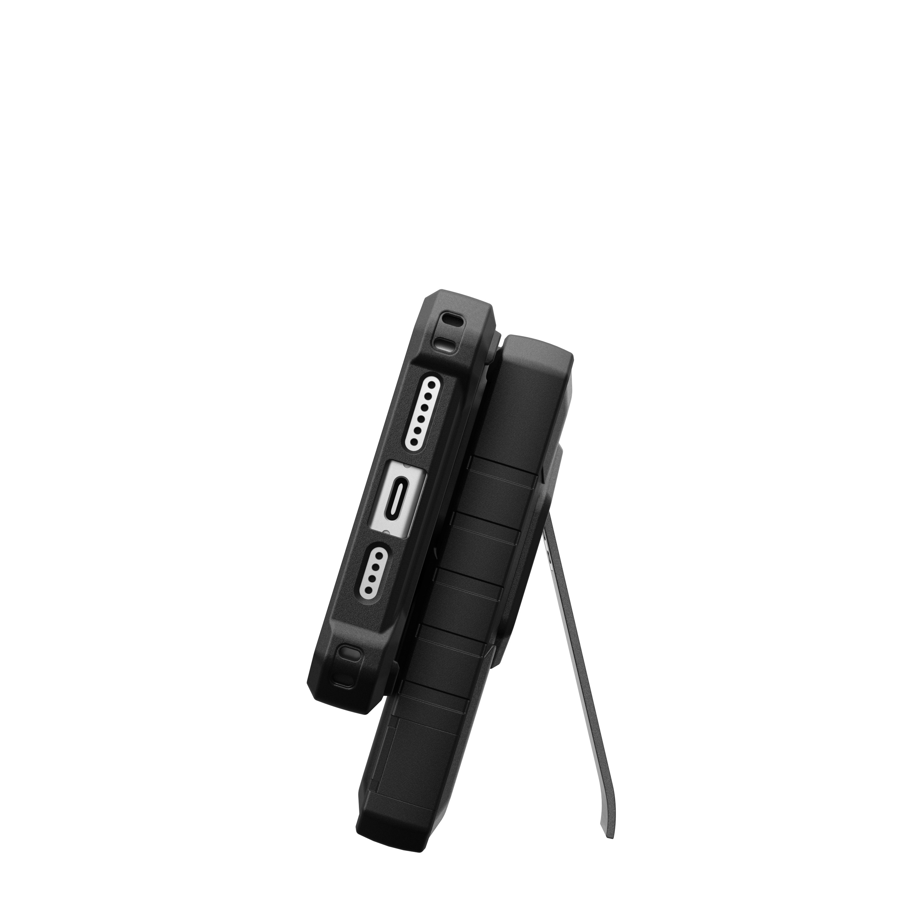 (20W) 10000mAh Rugged Magnetische MagSafe Powerbank USB C Ladegerät mit Kickstand   Ladekabel (IPX6) (9B4411114030) - Titan / Schwarz
