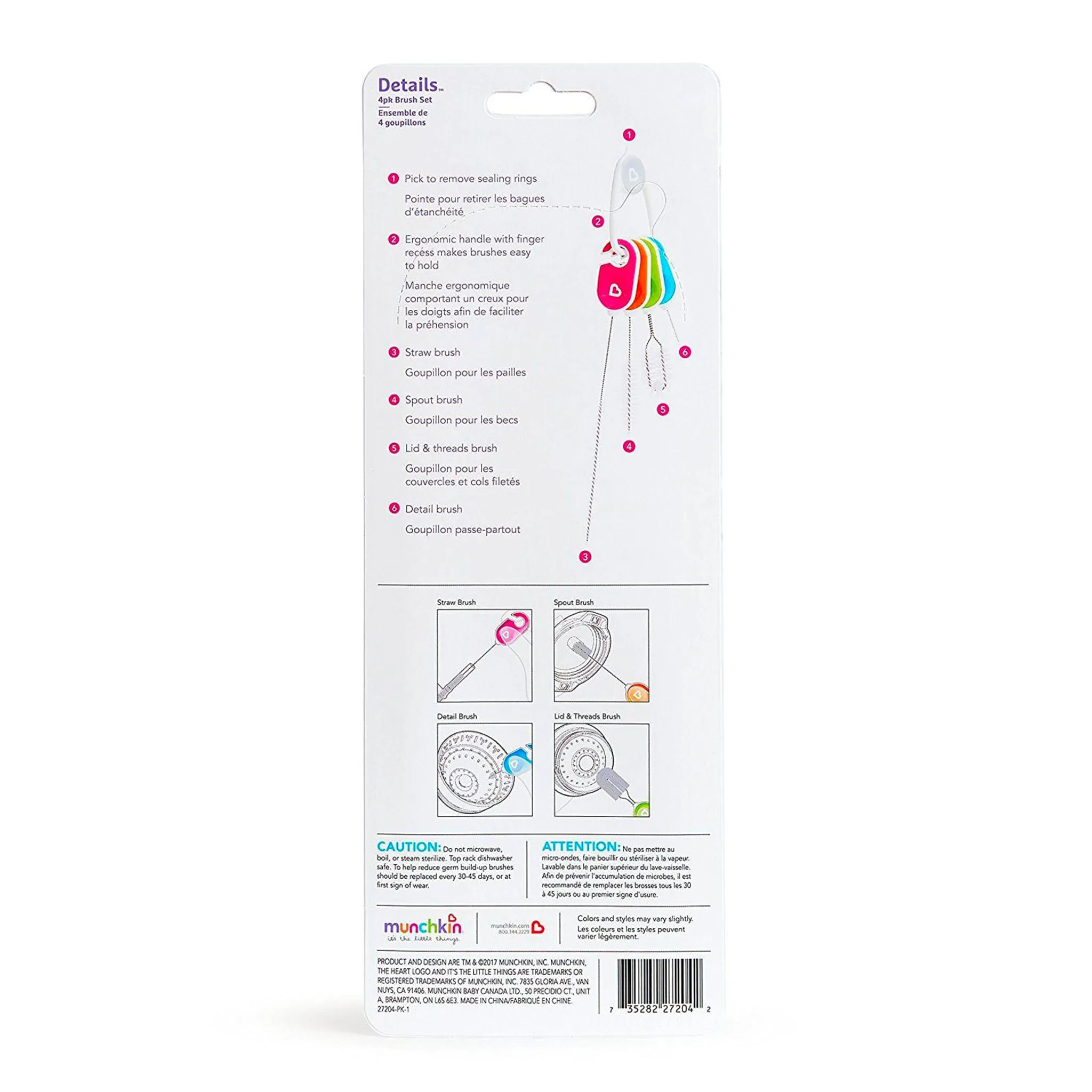 Munchkin Brosses Multi Format Pour 360