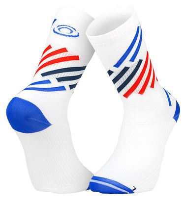 Chaussettes BV Sport Light Run ''Miami'' Bleu/Rouge