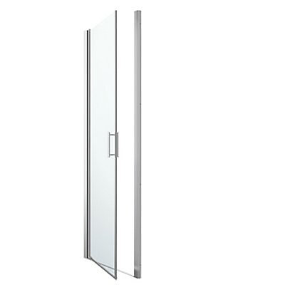 Porte de douche pivotante ouverture totale GoodHome Beloya transparente 70 cm