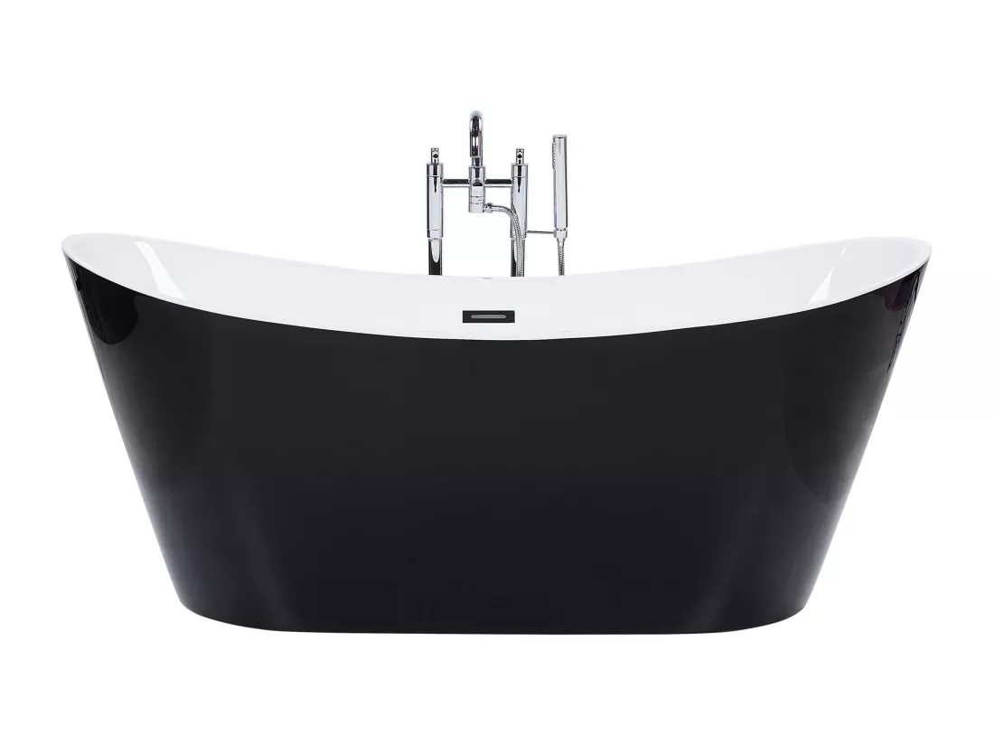 Baignoire îlot noire 150 x 75 cm ANTIGUA