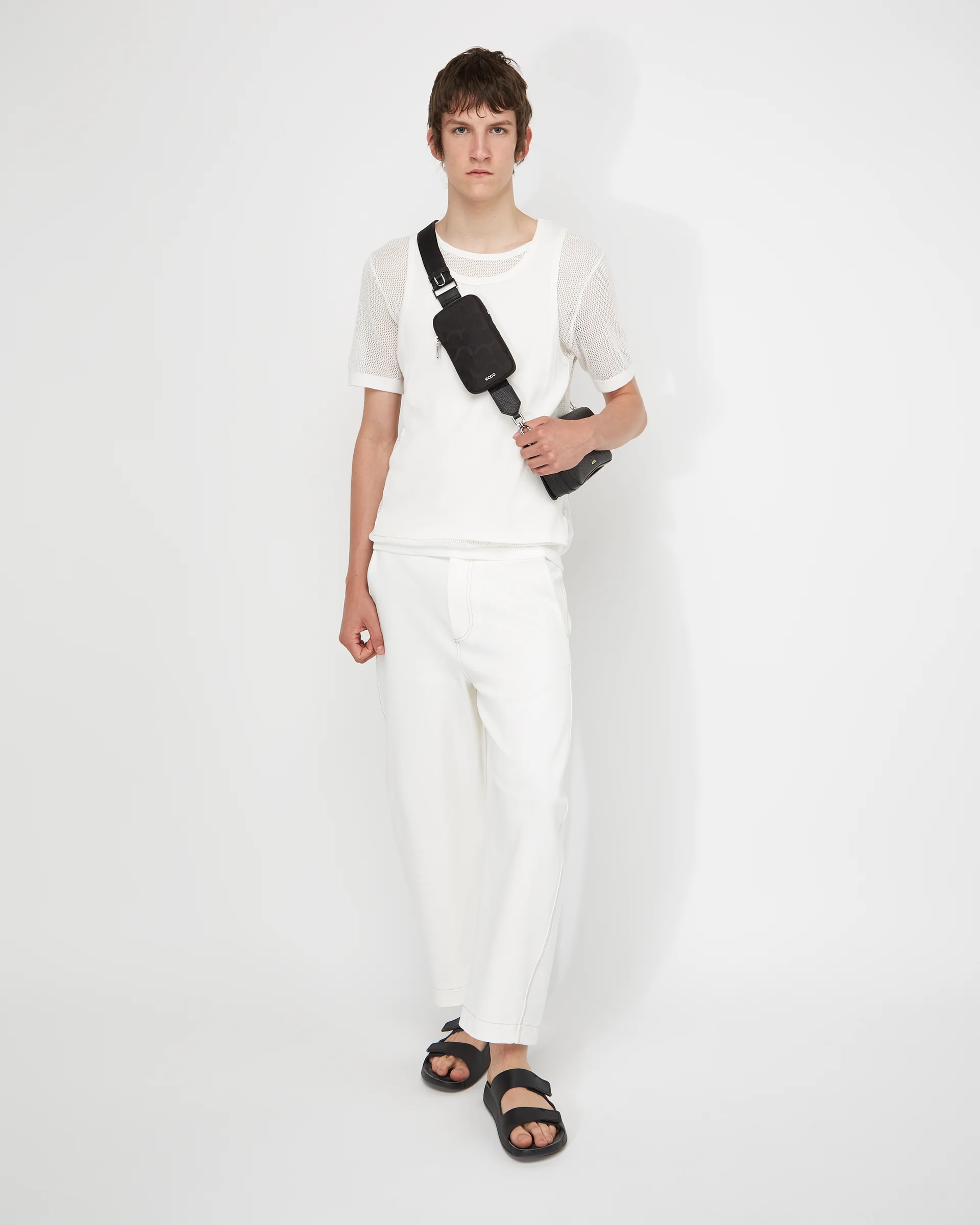 ECCO Bag Strap Taschenriemen Schwarz 126X11X2 cm