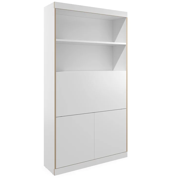 Müller Small Living - Flai Home-Office Sekretär, gross, CPL weiss