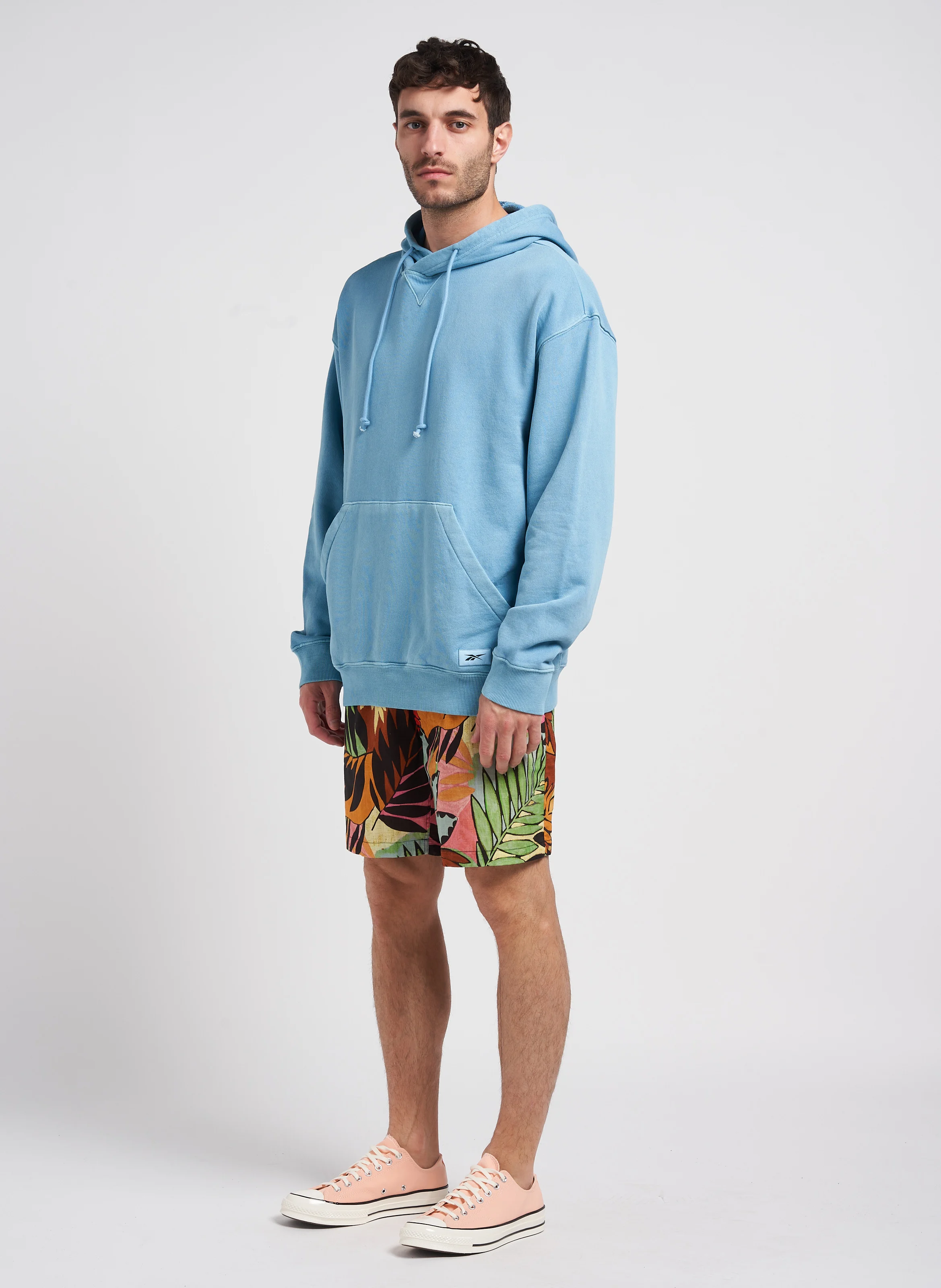 CL ND FT - Sweat à capuche en coton | Bleu