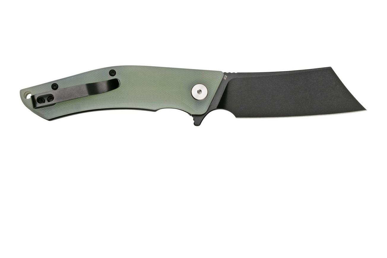 Bestech Cubis BG42E Stonewashed & Satin, Jade G10, zakmes