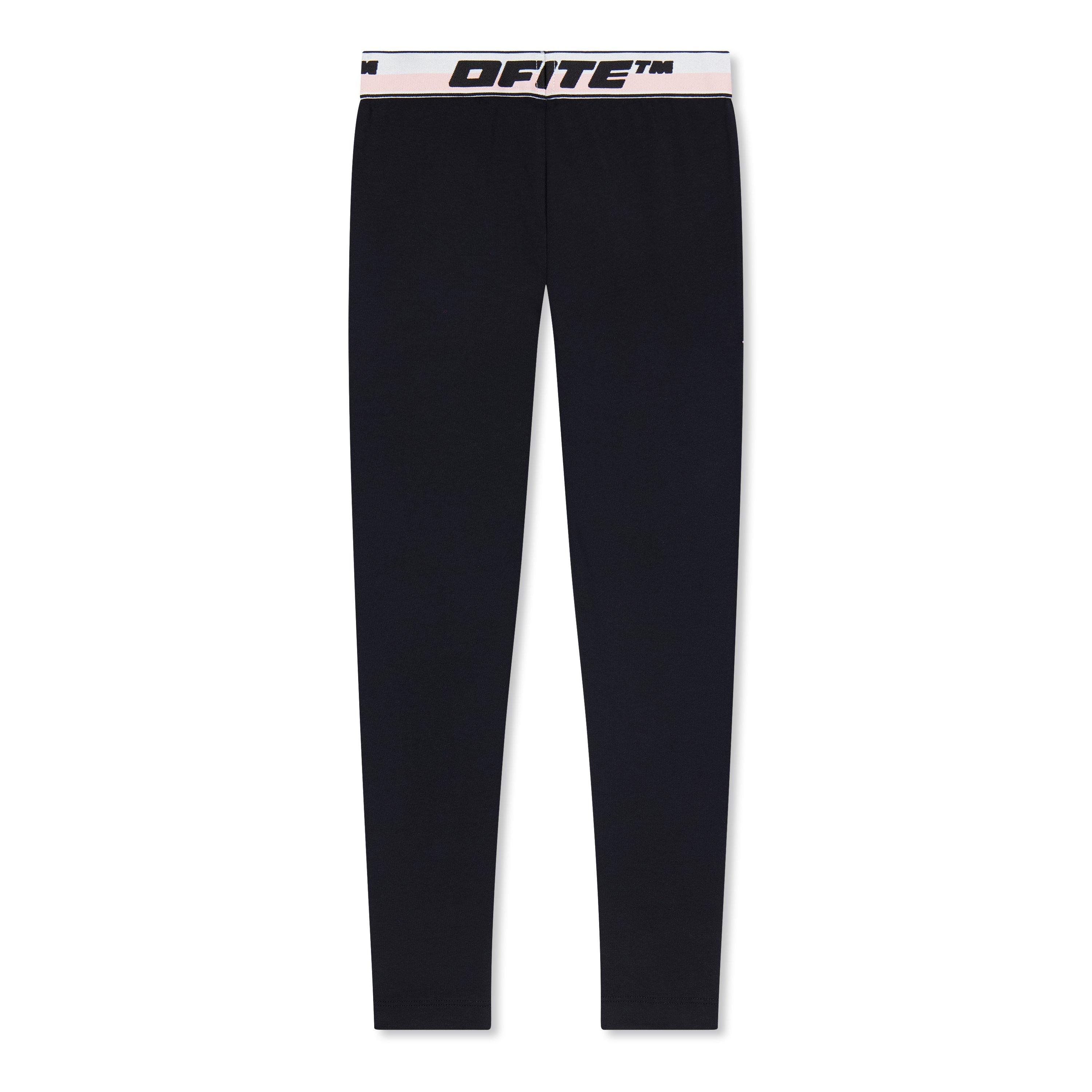 Off White Logo Waistband Leggings Juniors