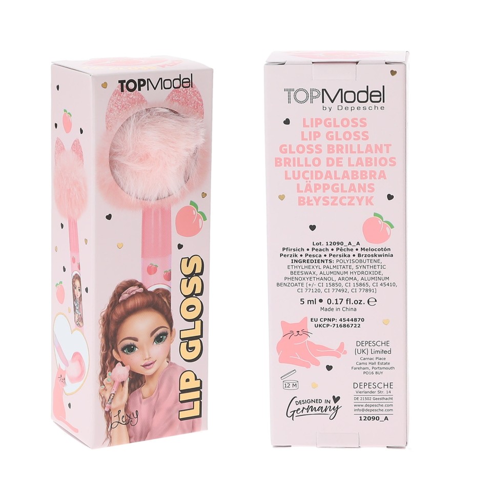 TOPModel - Lipgloss m/Pompom BEAUTY and ME