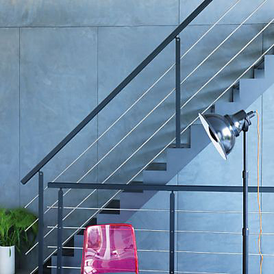 Pack balustrade Universo alu noir sablé Kordo 4 ml