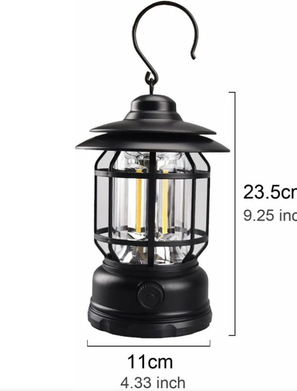 LAMPE CAMPING 11.5X17.8CM RECHARGEABLE USB