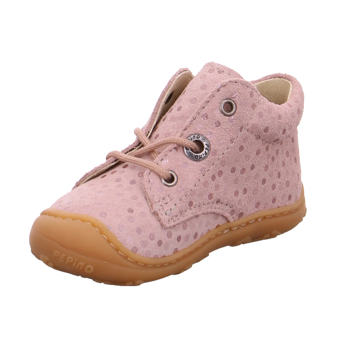 PEPINO Lauflernschuh Rosa Leder  Bottine