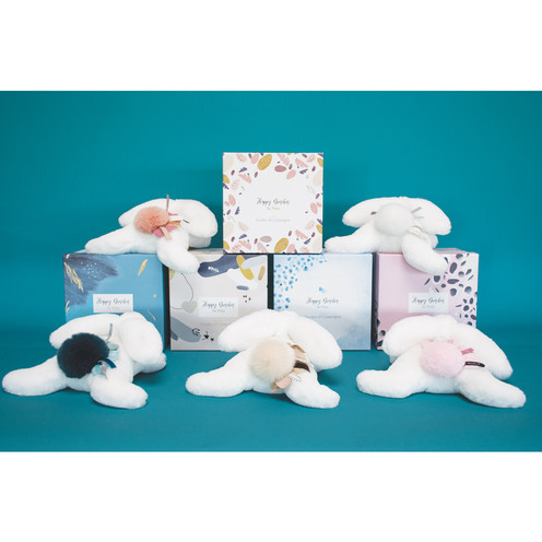 Lapin Pantin HAPPY WILD - DOUDOU ET COMPAGNIE