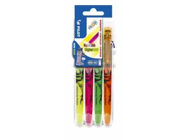 Pilot® FriXion Highlighter Light Set-2-Go - etui med 4 stk. ass. farver