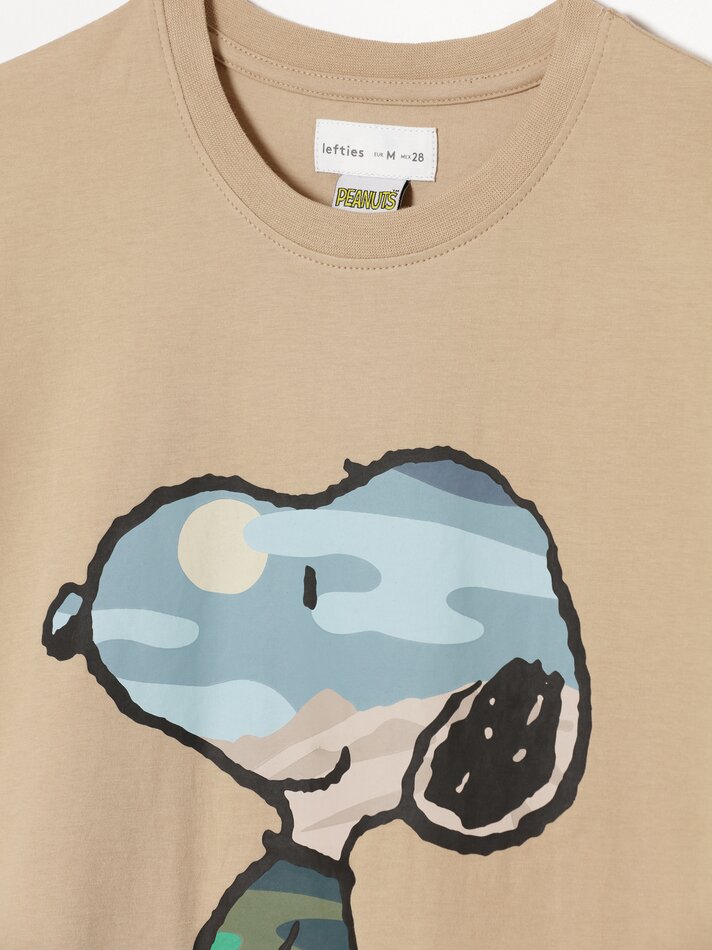 Camiseta estampada Snoopy Peanuts™ - Areia