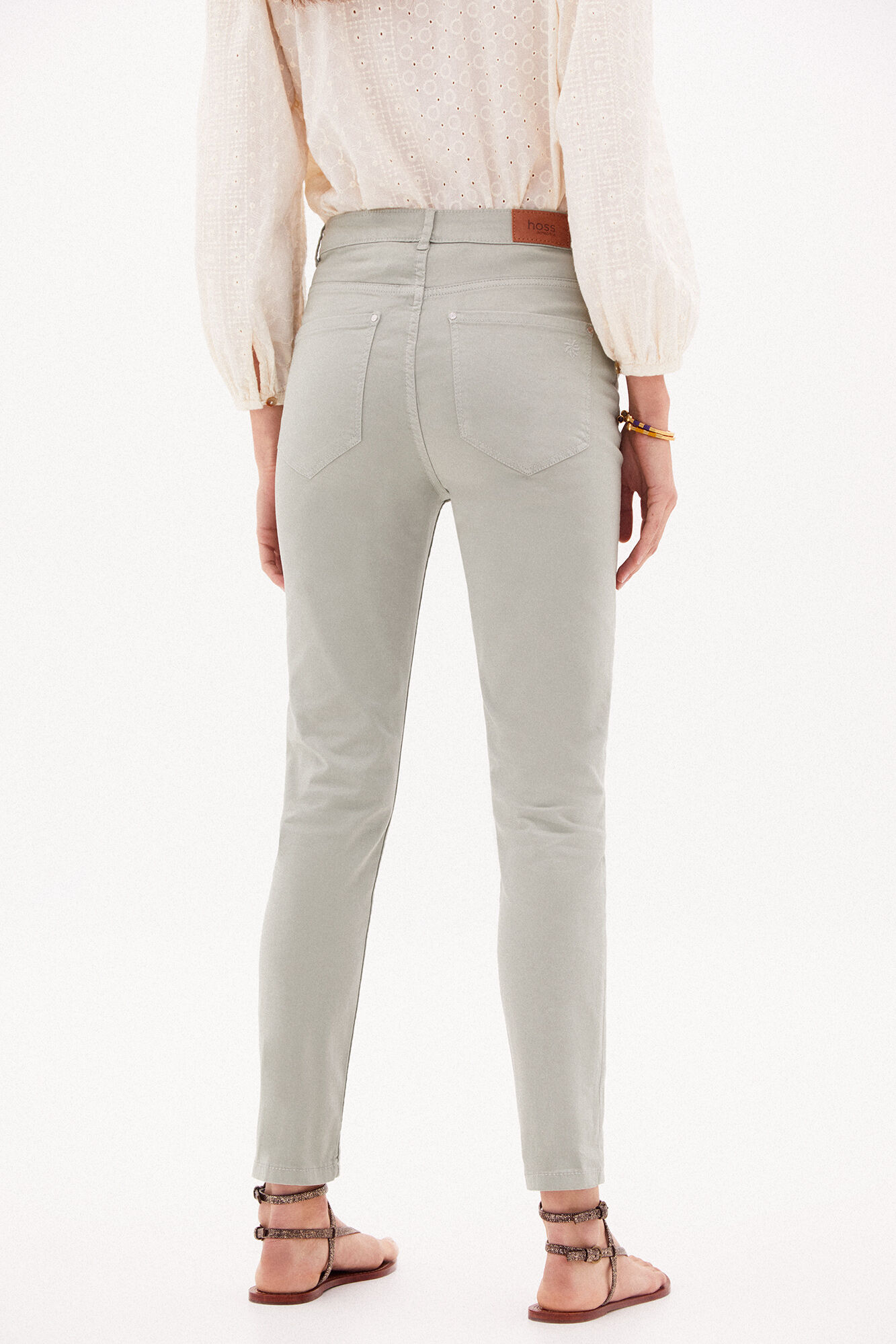 Jade Vaqueros slim - Verde