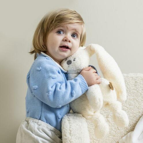 Peluche Lapidou Teddy - 36cm - Vanille - NATTOU