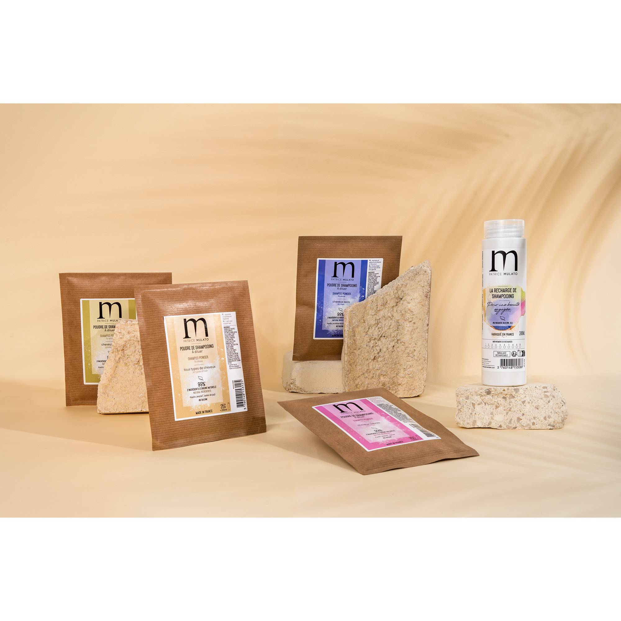 Poudre de shampooing - Tous types de cheveux / 25g