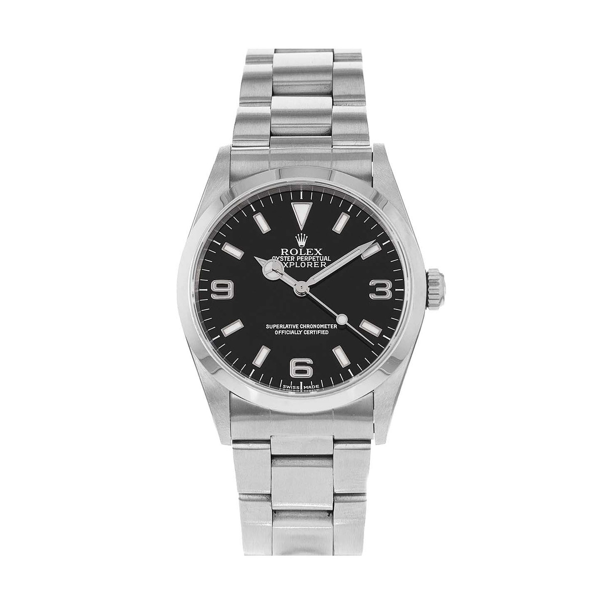 Montre d'occasion Rolex Explorer homme automatique acier