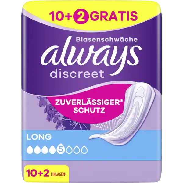 Discreet Inkontinenz Long 10+2