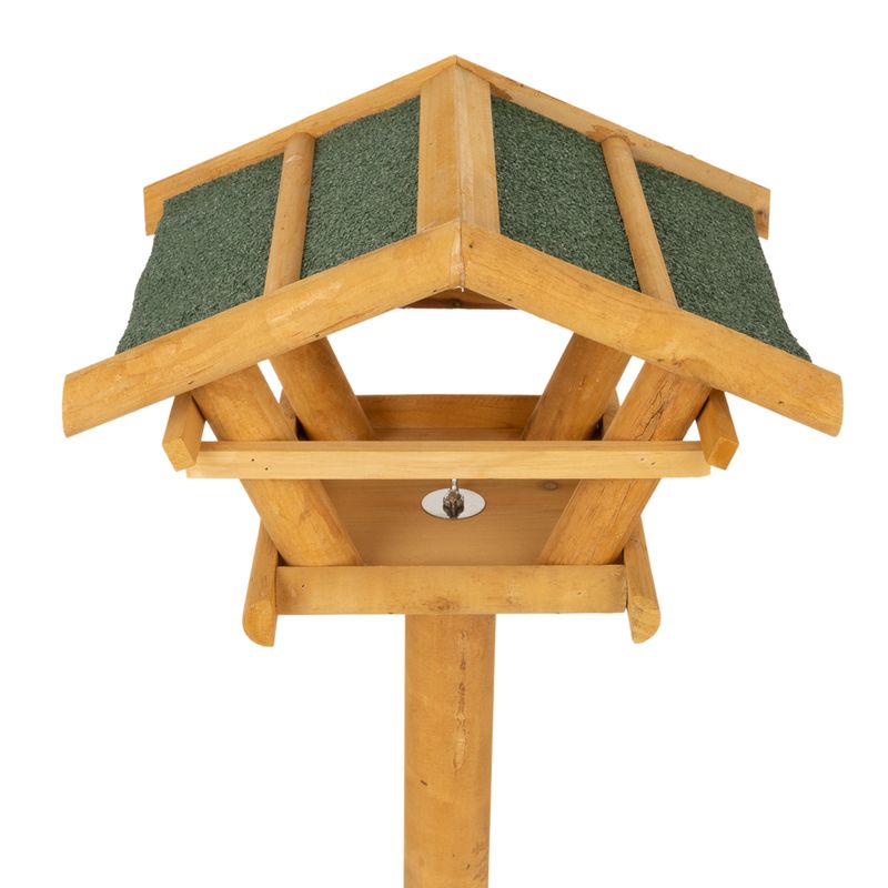 Cabane TIAKI avec support pour oiseaux sauvages