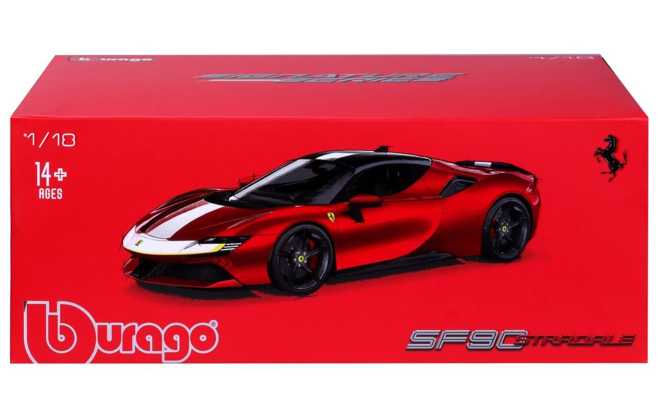Ferrari Signature SF90 Stradale Fiorano Rot 1:18Sammlermodell im Massstab 1:18