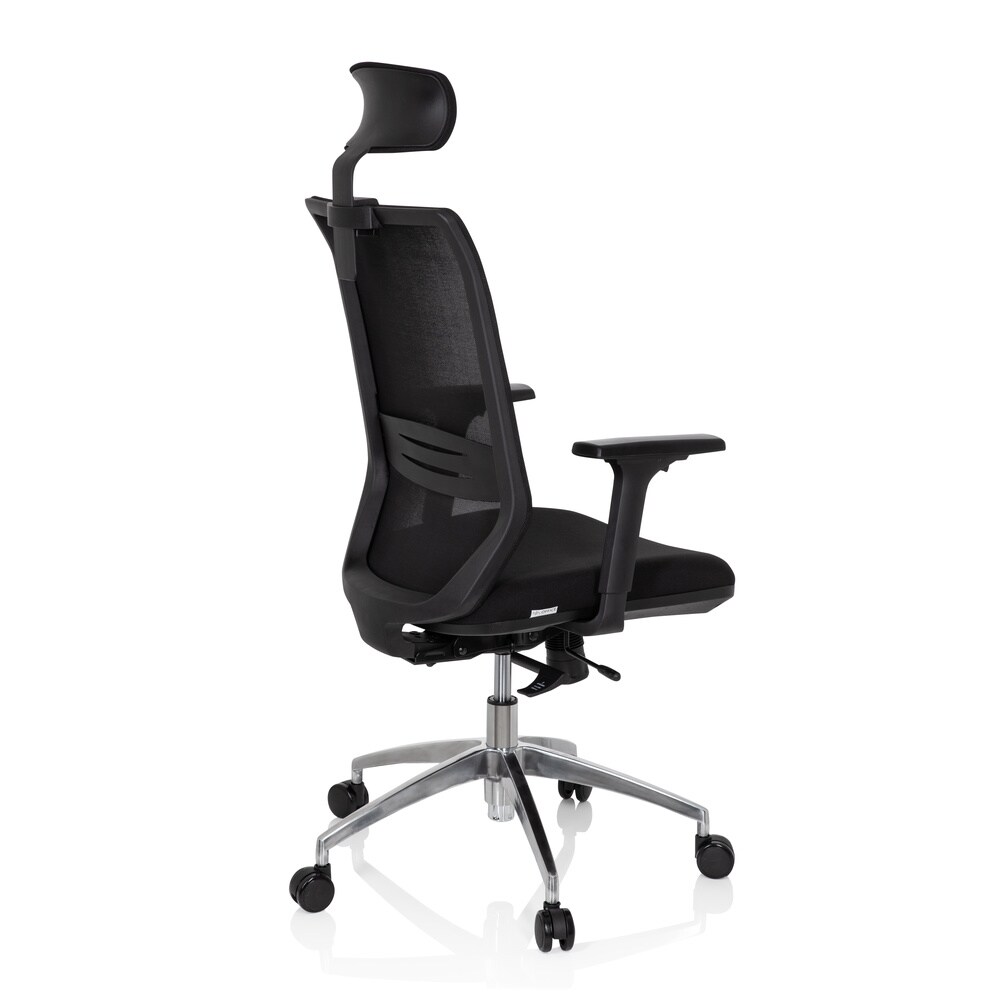 Profi Bürostuhl PROFONDO PRO Stoff/Netzstoff mit Armlehnen (höhenverstellbar) hjh OFFICE