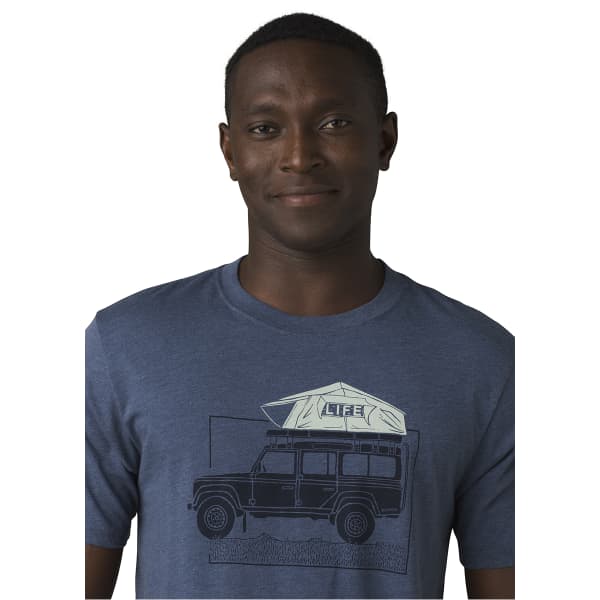 T-shirt PRANA CAMP LIFE JOURNEYMAN DENIM HEATHER